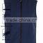 Navy Blue Man Sleeveless Fleece Vest