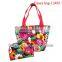 fashion full printing cotton beach bag