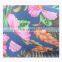 TOROS new fashion navy blue color printed pattern women cotton polyester fedora hat