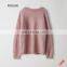 2017 latest ladies design custom winter husky grey girls oversized classic cashmere sweater