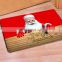 2017 new christmas 3D carpet santa claus door mat for bathroom