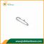 Hot selling silver tone beading single holes safety pins brooch arts and crafts 1.9mm*64mm