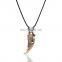 Men's Jewelry Metal Ivory Elephants Teeth Spike Pendant Necklaces