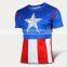 Best sell quick dry T-shirt fo men short Sleeve O-Neck Sports Tight T Shirts fast drying t-shirt