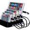 2.4A usb mobile phone holder charging station stand multi charger desktop dock for restaurant cell phone charging