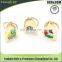 2017 new best quality gold trolley coin keychain , wholesale cheap key chain