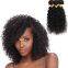 12 -20 Inch Natural Color Indian Curly Human Hair Kinky Straight