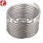 Seamless SUS304 316L stainless steel pipe Coil rolled / heat exchanger Tube /capillary tube coil