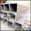 ASTM A53 black welded steel tubes, square structural tube 100x100