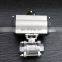 Double acting pneumatic actuator