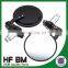 7/8" Handlebar Universal Motorcycle Aluminum Black Rearview Side Mirrors
