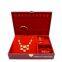 Creative jewelry big red wedding jewelry box, jewelry storage box, ring necklace plate, bracelet plate, spot customization