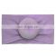 hot-selling item popularsoft lovely pure headband baby stretchy hand band for kids girls  elastic hair band
