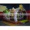 fun colorful popular stone age inflatable dinosaur adventure slide for sale
