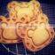 bakery equipment gas bear shape waffle making machine waffle iron with custom