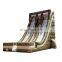 Camouflage Clifhanger Inflatable Dry Slide Bouncer For Kids