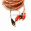 pure copper material car audio  RCA cable.17ft rca cables
