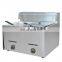 Double Tank LPG Gas Deep Fryer Countertop Mobile Fryer for Food Cart