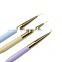 3pcs/set Flower Painted Pen Drawing Nail Art Liner Double Head Professional UV Gel Manicure Clean-up Brush Nail Art Brush Set