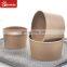 Custom logo 100% biodegradable kraft ice cream container