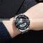 SKMEI 1839 Brand Luxury Stainless Steel Wholesale Men Waterproof Analog Digital Watch