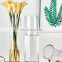 wholesale custom houseware big clear elegant cylinder glass vase for decoration