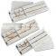 Rustic White-Washed Wooden Storage Crates with Jute Rope Handles