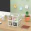 Clear Desk Storage Box Acrylic Organizer with Drawers for Office Home