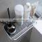 Punch Free Plastic Wall Bathroom Shelves Storage Rack for Bathroom