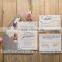 Floral Lined Envelope Rehearsal Dinner Invitations