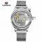 FORSINING 206 Men Automatic Mechanical Stainless Steel Casual Watch High Quality