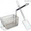 Deep fry baskets Hotel Kitchen Non-stick Rectangle Commercial Iron Fryer Basket French Fries Wire Mesh Deep Fry Basket
