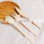 disposable high quality bamboo knife fork spoon set
