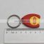 Promotional Customized Key Chain Euro Token Trolley Coin Holder for Shopping Cart