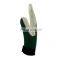 Comfortable Spandex Back PU leather Palm Garden Glove