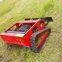 track mower, China robot lawn mower with remote control price, slope mower remote control for sale