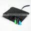 Hot Sale Custom Gray Felt Roll Up Pencil Case Pencil Case Drawstring Pencil Case With Leather Strap