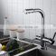 Dual handle Cold/Hot Brass Kitchen Faucet chrome plated Kitchen Faucet