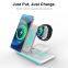 2023 latest model Fast 3 in 1 Wireless Charger Stand Dock Foldable Magnetic Quick 23W support OEM