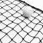 HDPE Black Knotted Sports Court Fence Net, Baseball Football Practice Barrier Netting