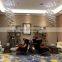 Villa Wedding Hall Hotel Custom Glory Glass Chandelier Banquet Hall Creative Art Glass Hanging Pendant Light Chandelier