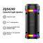 Compatible usb PORTABLE AUX colorful LED light Wireless Gift Speakers wireless amplifier