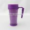 Mugs Drinkware Type and PP Plastic Type plastic coffee cups with handles