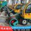 Grain unloading machine, bulk grain loading machine, and grain scraping machine