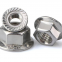 304 stainless steel fasteners, bolts, flange nuts, DIN6923 anti slip nuts