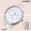 Circle shape vogue waterproof Japan movt watch for lady