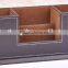 Classic PU leather id card holder with pen holder