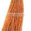 Carnelian Faceted Beads