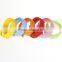 Colorful glow flashing wrist band for event party decoration glowing bracelet LED lights wrist ring