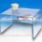 transparent long new design coffee table